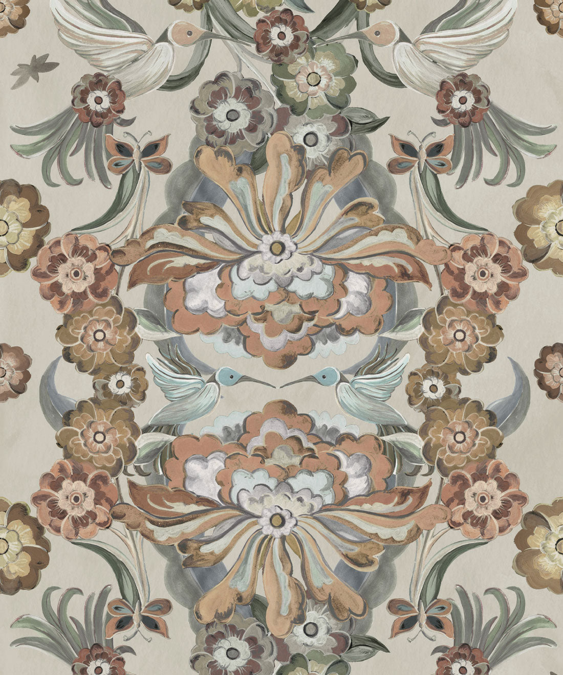 Hummingbird Garden Wallpaper