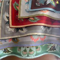 Wildflora Silk Scarf - CELADON 65cm