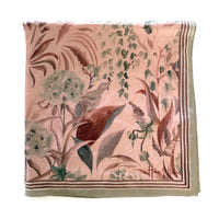 Country Garden Cotton Poplin Scarf - BLUSH 65cm