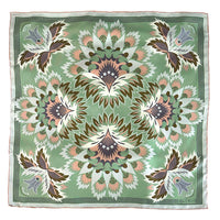 Wildflora Silk Scarf - CELADON 65cm