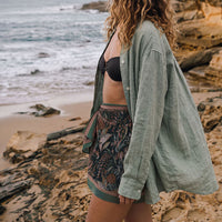 The Midi Sarong - CHARCOAL