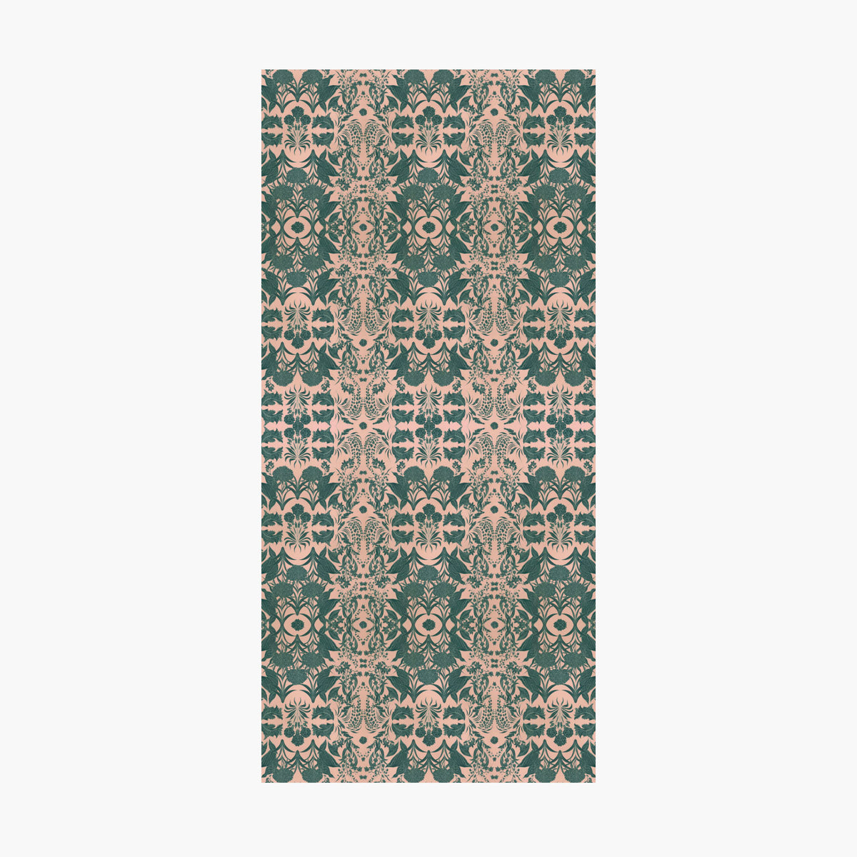 "Country Garden" Linen Tablecoth - SALMON