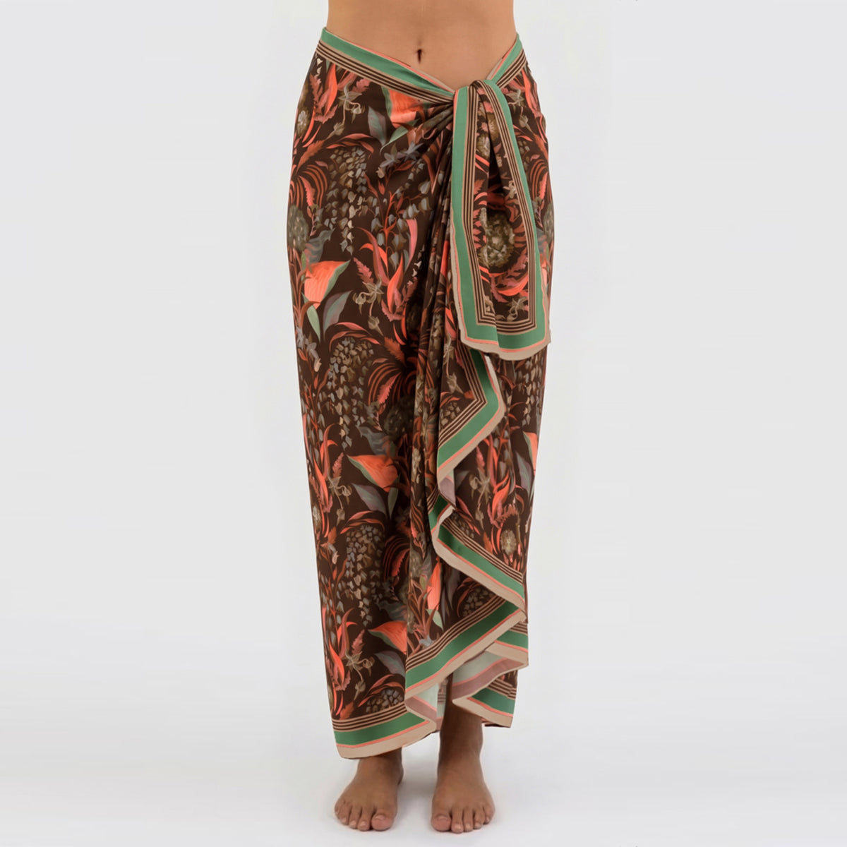 The Maxi Sarong - ESPRESSO
