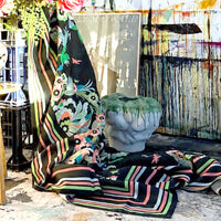 "Hummingbird Garden" Linen Tablecloth - MEADOW