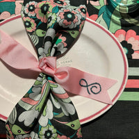 "Hummingbird Garden" Linen Napkins MEADOW - SET OF 4