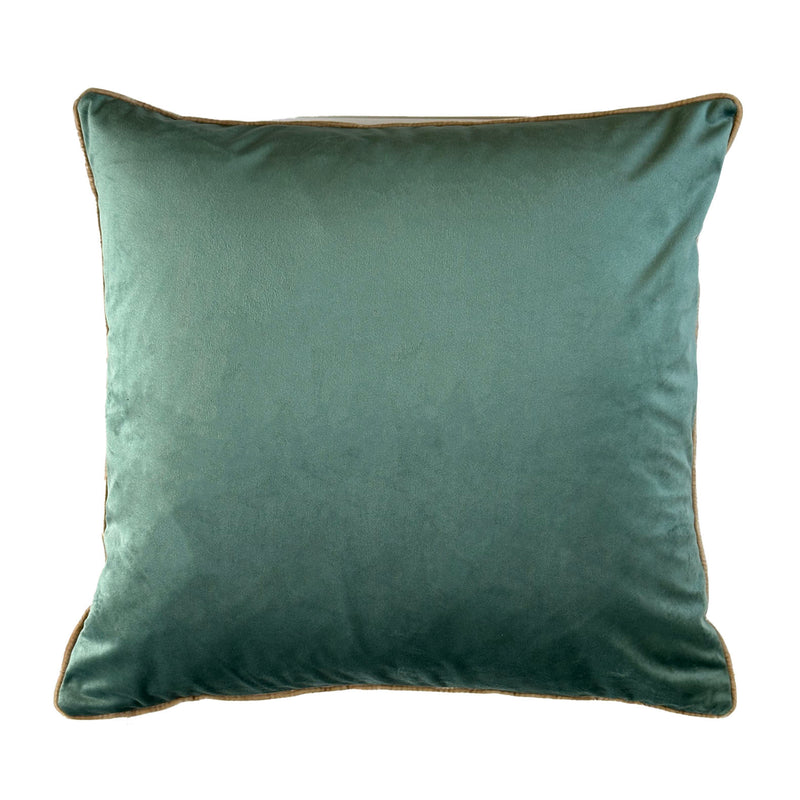 "Hummingbird Garden" Velvet Cushion Cover - HONEY