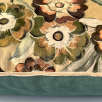 "Hummingbird Garden" Velvet Cushion Cover - HONEY