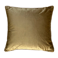 "Hummingbird Garden" Velvet Cushion Cover - PEACH