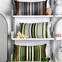 "Bird of Paradise" Velvet Cushion Cover - GREY