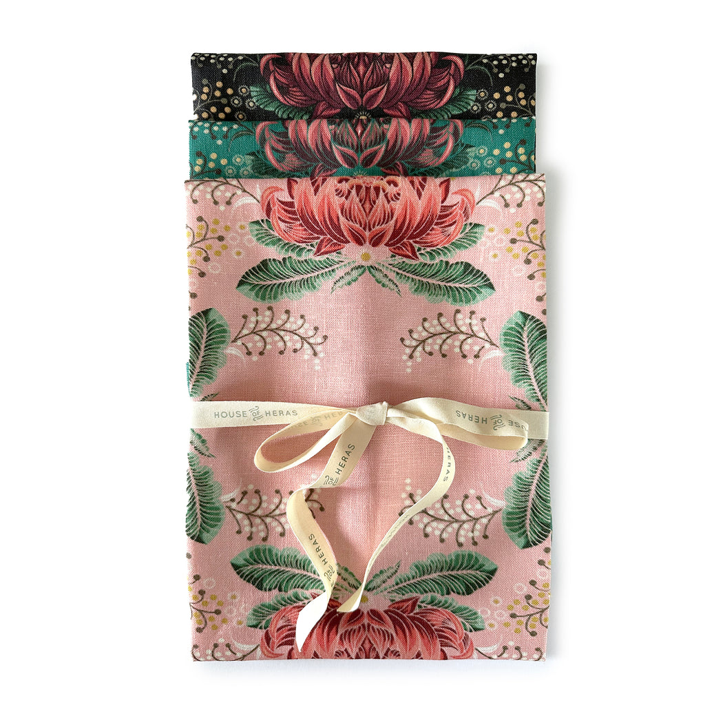 THE BUSH BOUQUET TEA TOWEL SET x 3