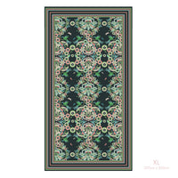 "Hummingbird Garden" Linen Tablecloth - MEADOW