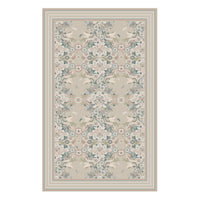 "Hummingbird Garden" Linen Tablecloth - SHELL