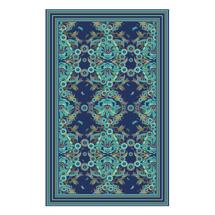 "Hummingbird Garden" Linen Tablecloth - SEA