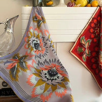 Wildflora Silk Scarf - LILAC 65cm