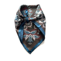 Wildflora Silk Scarf - MIDNIGHT 43cm
