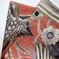 Bird Of Paradise Silk Scarf - PAPAYA 65cm