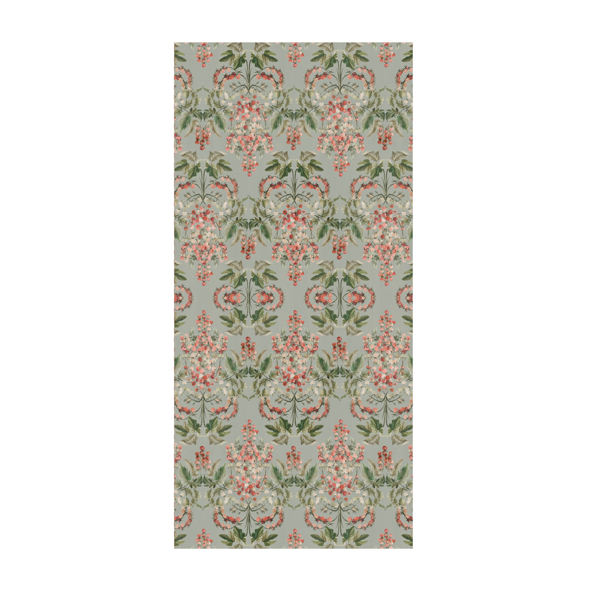 "Tomato Vine" Linen Tablecoth - MINT