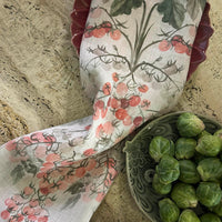 "Tomato Vine" Linen Napkins CREAM - SET OF 4