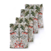 "Tomato Vine" Linen Napkins MINT - SET OF 4