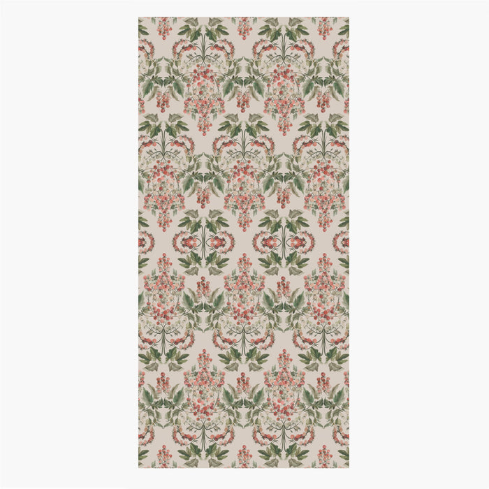 "Tomato Vine" Linen Tablecoth - CREAM
