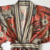Bird of Paradise Kimono - Papaya