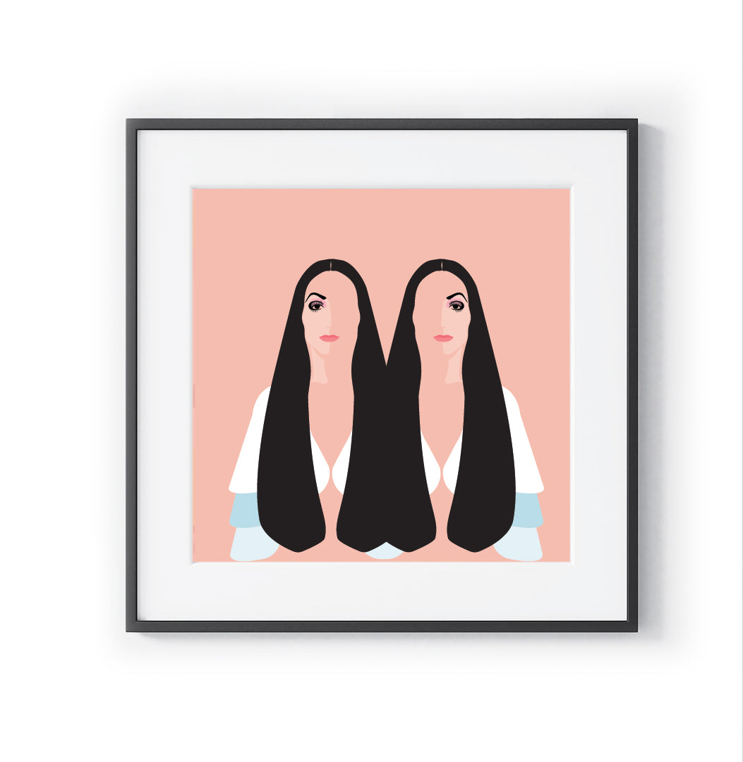 ART PRINT- ICON SERIES - 70s Queen by Seek Love Keep