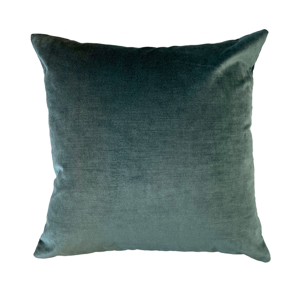 "Golden Peacock" Linen/Velvet Cushion Cover