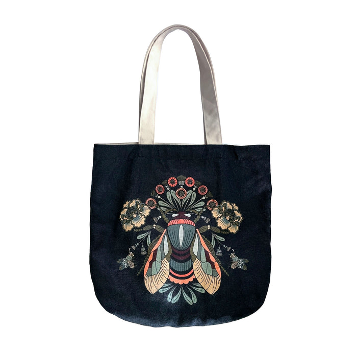 "Bees Knees" Belgian Linen Shopping Bag