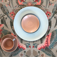 "Gumnut Paradise" Linen Tablecloth - Wheat