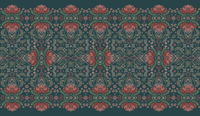 "Bush Bouquet" Linen Tablecloth - Navy