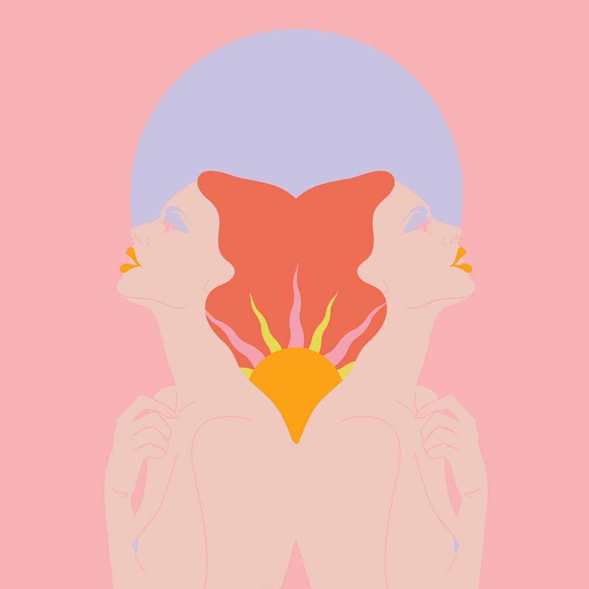 ART PRINT - SUN + MOON SERIES - Selini & Helios by Seek Love Keep