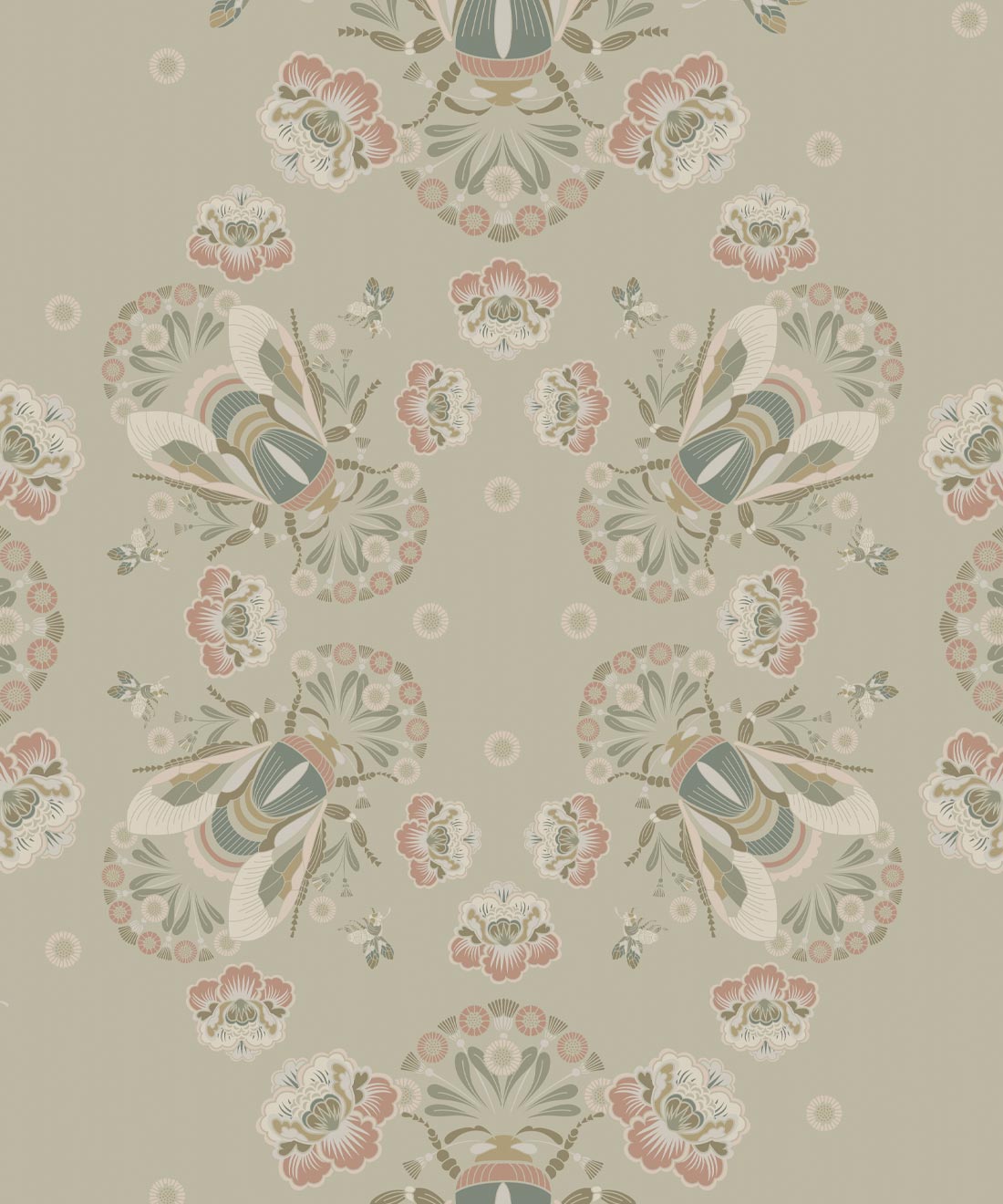 Bees Lace Wallpaper