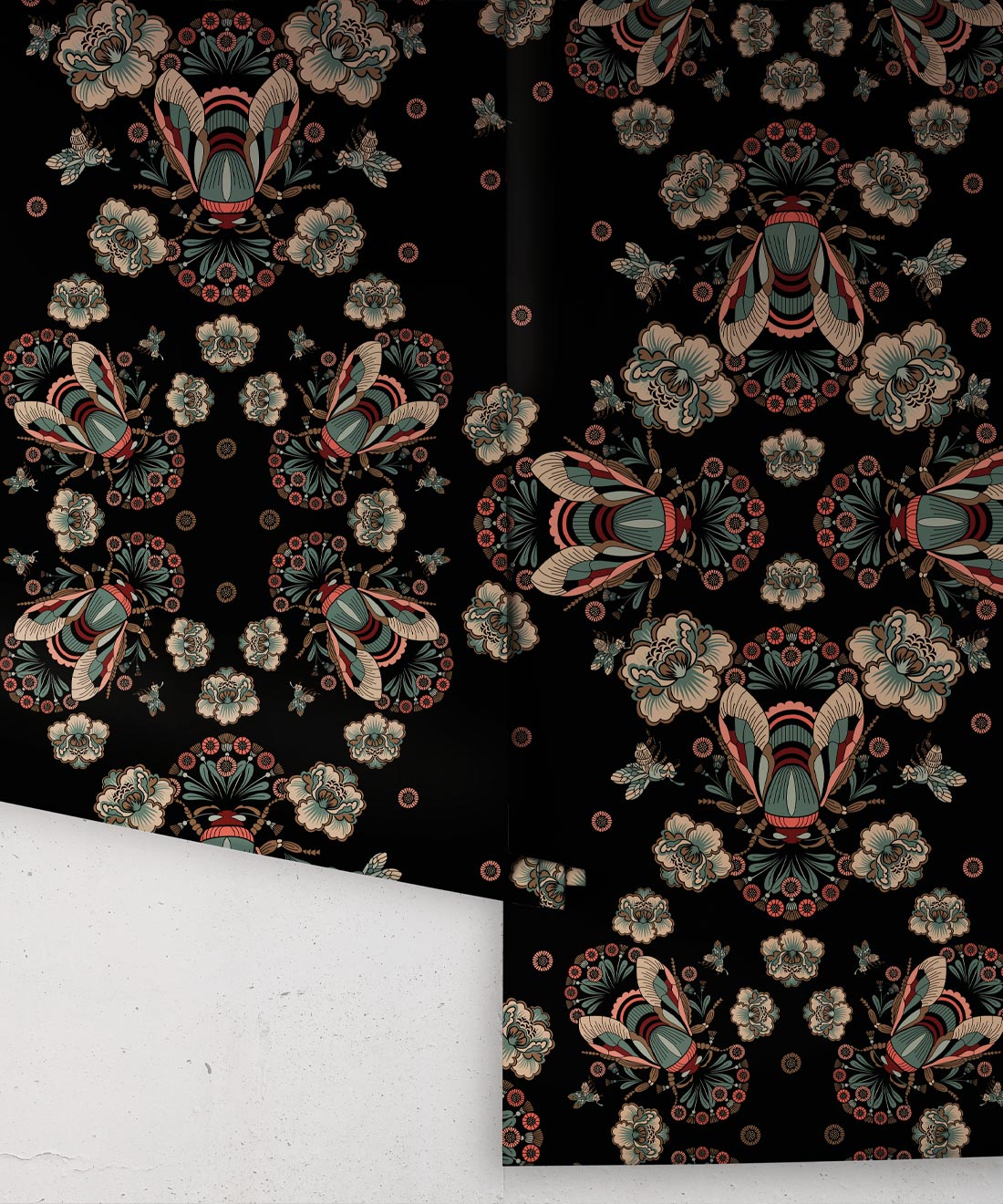 Bees Lace Wallpaper
