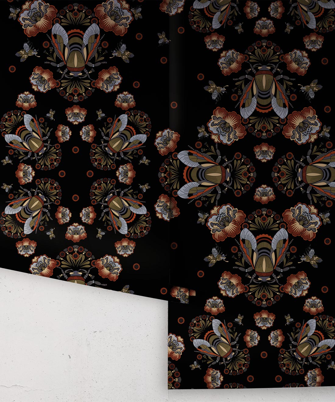 Bees Lace Wallpaper