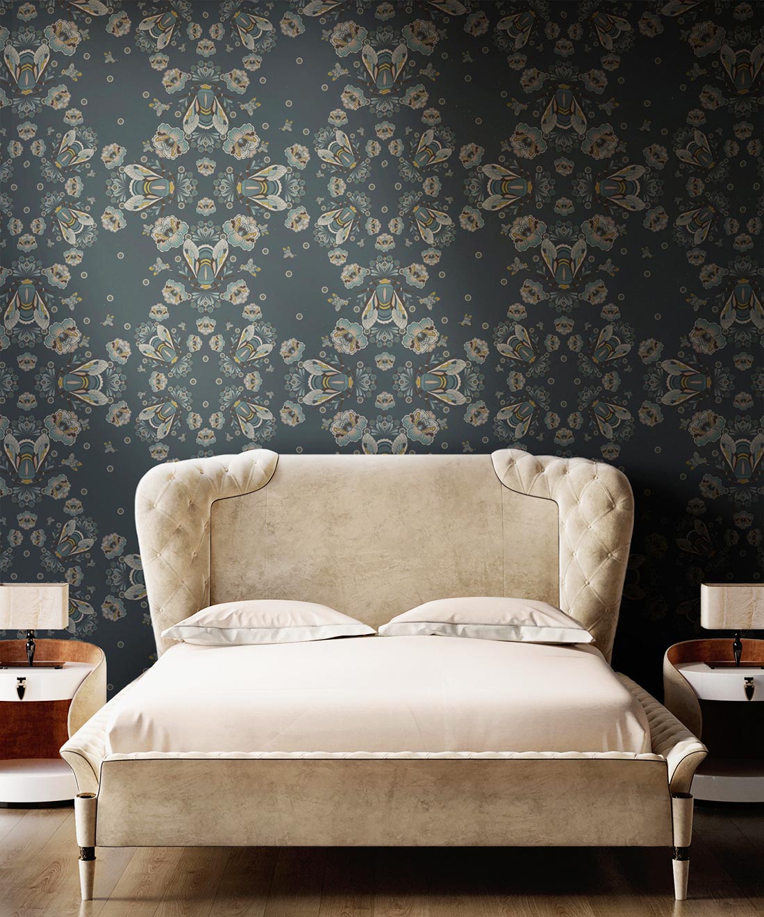 Bees Lace Wallpaper