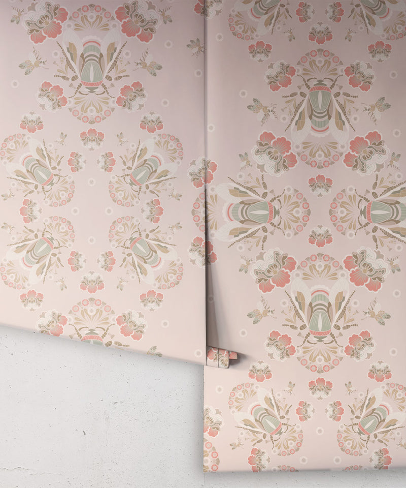 Bees Lace Wallpaper