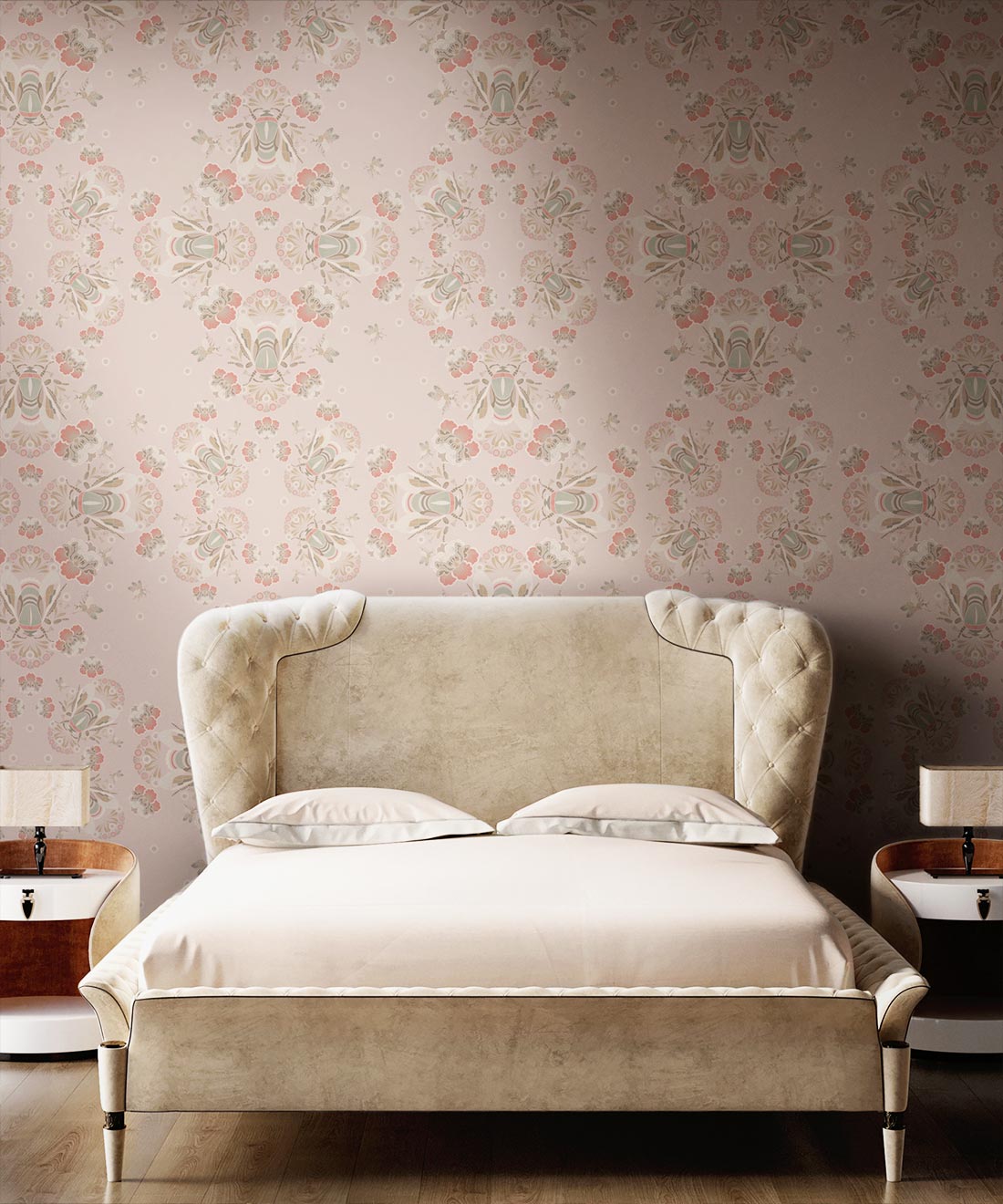 Bees Lace Wallpaper