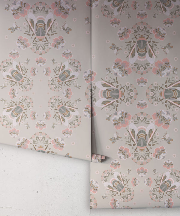 Bees Lace Wallpaper