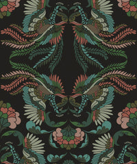 Prancing Peacocks Wallpaper
