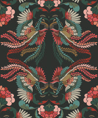 Prancing Peacocks Wallpaper