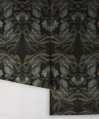Prancing Peacocks Wallpaper