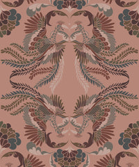 Prancing Peacocks Wallpaper