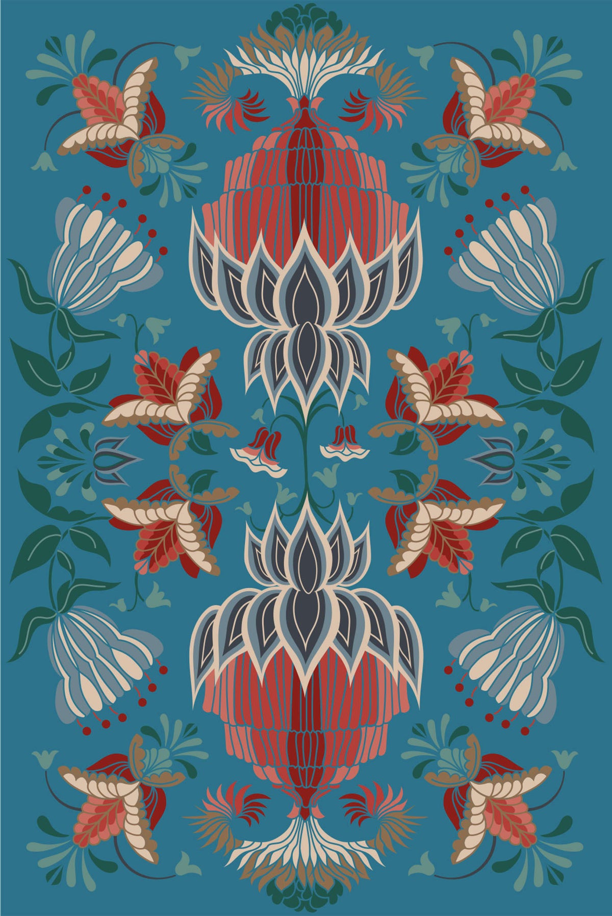 Cinnamon Bloom Rug