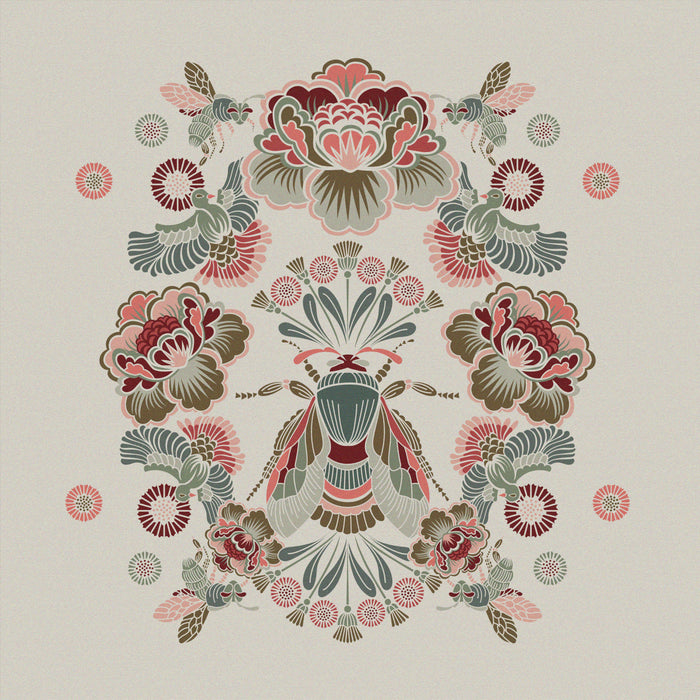 "Honeybee" Linen Napkins - SET OF 4