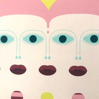 ART PRINT - The Girl with Too Many by Seek Love Keep