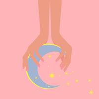 ART PRINT - SUN + MOON SERIES - Moon Glow by Seek Love Keep