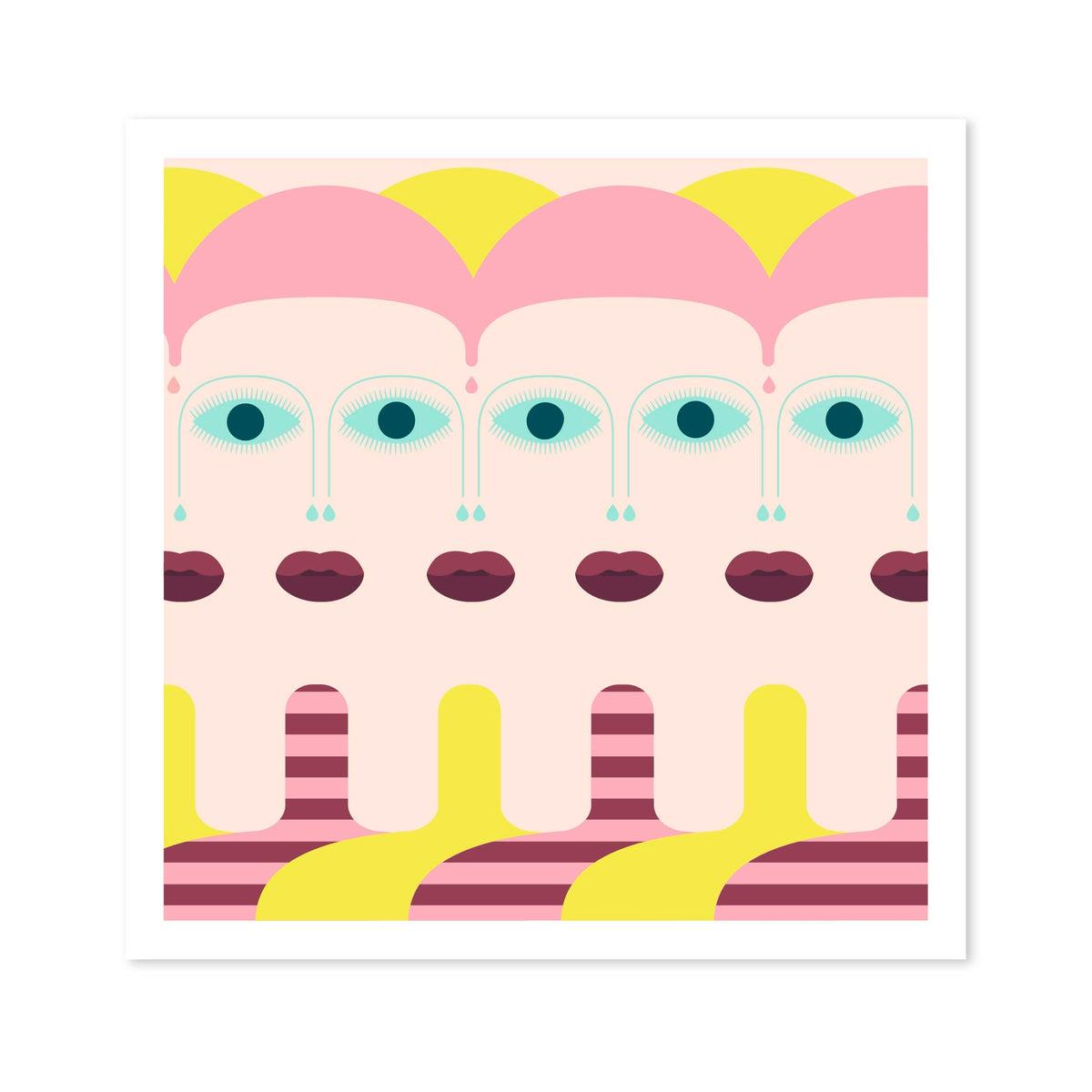 ART PRINT - The Girl with Too Many by Seek Love Keep