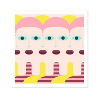 ART PRINT - The Girl with Too Many by Seek Love Keep