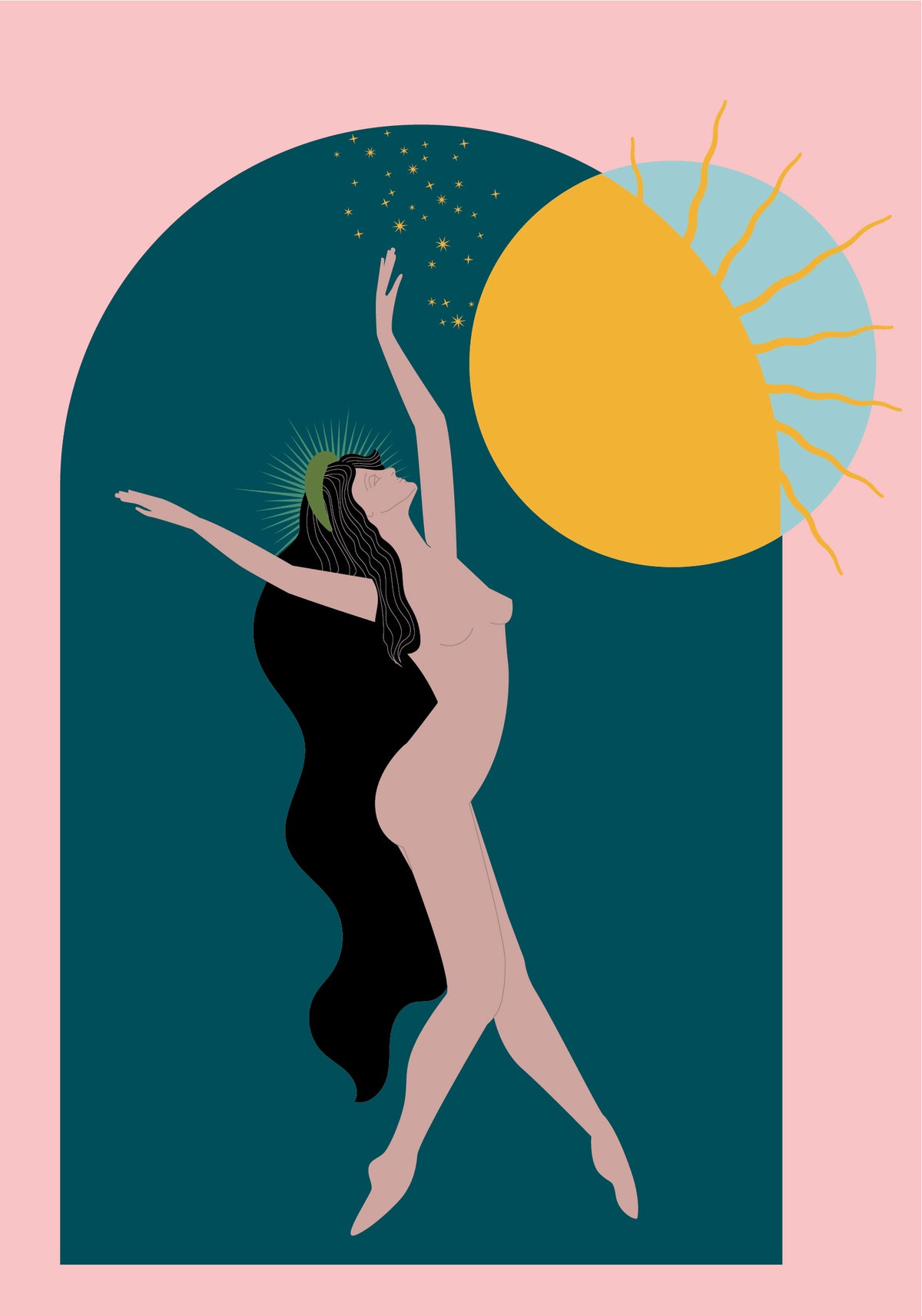 ART PRINT Sun Dance by Seek Love Keep
