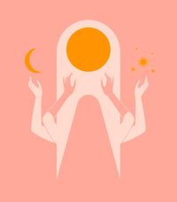 ART PRINT - SUN + MOON SERIES - Thankful Song by Seek Love Keep